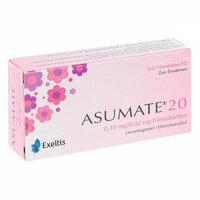 Asumate 20 0.10mg/0.02mg Filmtabletten, 3x21 Stk., Exeltis Germany GmbH