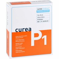 curea P1 10x10cm Superabsorbierender Wundverband, 25 st, Curea Medical GmbH