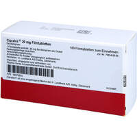 Cipralex 20mg Filmtabletten, 100 st, Pharma Gerke Arzneimittelvertriebs GmbH