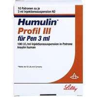 Humulin Profil III f&uuml;r Pen Inj.Susp., 10x3 ml, Emra-Med Arzneimittel GmbH