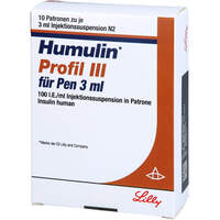 Humulin Profil III f&uuml;r Pen Inj.Susp., 10x3 ml, Emra-Med Arzneimittel GmbH