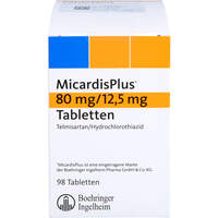 MicardisPlus 80mg/12.5mg Tabletten, 98 st, Docpharm GmbH