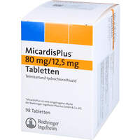MicardisPlus 80mg/12.5mg Tabletten, 98 st, Docpharm GmbH
