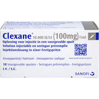 CLEXANE 10.000 I.E. 100 mg/1 ml ILO i.e.Fertigspr., 10 Stk., Docpharm GmbH