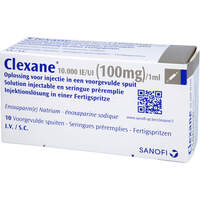 CLEXANE 10.000 I.E. 100 mg/1 ml ILO i.e.Fertigspr., 10 Stk., Docpharm GmbH