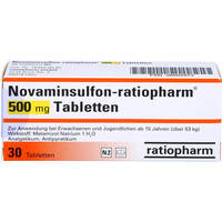 Novaminsulfon-ratiopharm 500mg Tabletten, 30 st, ratiopharm GmbH