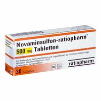 Novaminsulfon-ratiopharm 500mg Tabletten, 30 st, ratiopharm GmbH