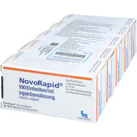 NovoRapid 100E/ml Inj.Lsg.Durchstechflaschen, 5x10 ml, Emra-Med Arzneimittel GmbH