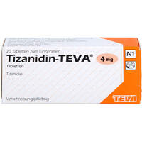 Tizanidin-TEVA 4mg Tabletten, 20 Stk., TEVA GmbH Tizanidin-TEVA 4mg Tabletten, 20 Stk., TEVA GmbH