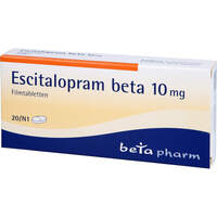 Escitalopram beta 10 mg Filmtabletten, 20 Stk., betapharm Arzneimittel GmbH
