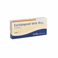 Escitalopram beta 10 mg Filmtabletten, 20 Stk., betapharm Arzneimittel GmbH