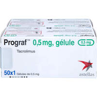 Prograf 0.5mg, 100 st, CC Pharma GmbH