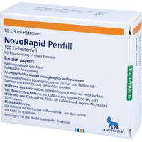 NovoRapid Penfill, 10x3 ml, Eurimpharm Arzneimittel GmbH