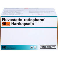 Fluvastatin-ratiopharm 40mg Hartkapseln, 100 st, Holsten Pharma GmbH