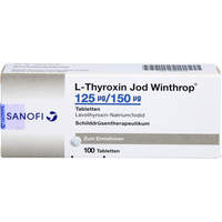 L-Thyroxin Jod Winthrop 125ug/150ug Tabletten, 100 st, Sanofi-Aventis Deutschland GmbH