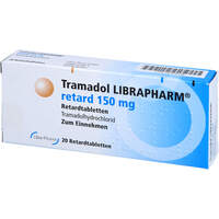 Tramadol LIBRAPHARM retard 150mg Retardtabletten, 20 st, Libra-Pharm GmbH