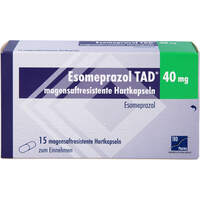 Esomeprazol TAD 40mg magensaftresis. Hartkapseln, 15 Stk., TAD Pharma GmbH