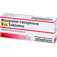 Bisoprolol-ratiopharm 5mg Tabletten, 30 st, ratiopharm GmbH