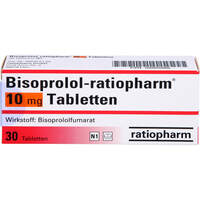 Bisoprolol-ratiopharm 10mg Tabletten, 30 st, ratiopharm GmbH