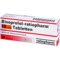 Bisoprolol-ratiopharm 10mg Tabletten, 30 st, ratiopharm GmbH