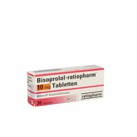 Bisoprolol-ratiopharm 10mg Tabletten, 30 st, ratiopharm GmbH