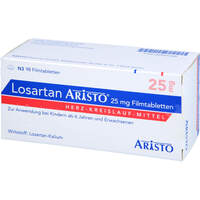 Losartan Aristo 25 mg Filmtabletten, 98 st, Aristo Pharma GmbH