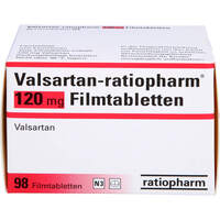 Valsartan-ratiopharm 120 mg Filmtabletten, 98 st, ratiopharm GmbH
