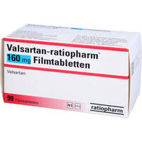 Valsartan-ratiopharm 160 mg Filmtabletten, 98 st, ratiopharm GmbH