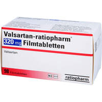 Valsartan-ratiopharm 320 mg Filmtabletten, 98 st, ratiopharm GmbH