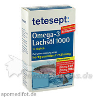 TETESEPT Omega-3 Lachsöl 1.000 Kapseln, 80 st, Merz Consumer Care GmbH