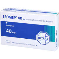 Esomep 40mg magensaftresistente Hartkapseln, 30 Stk., HEXAL AG
