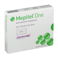 MEPITEL One Silikon Netzverband 5x7,5 cm, 70 st, M&ouml;lnlycke Health Care GmbH