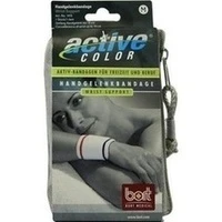 BORT ActiveColor Handgelenkbandage weiß medium, 1 Stück, Bort GmbH