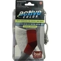 BORT ActiveColor Ellenbogenbandage rot medium, 1 Stück, Bort GmbH
