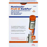 HUMINSULIN PROFIL III KWIKPEN, 10 Stk., Lilly Deutschland GmbH