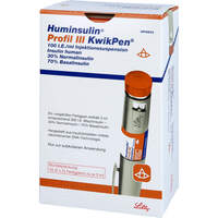 HUMINSULIN PROFIL III KWIKPEN, 10 Stk., Lilly Deutschland GmbH