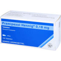 Pramipexol Hennig 0.18mg Tabletten, 100 st, Hennig Arzneimittel GmbH & Co. KG