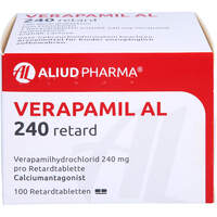 VERAPAMIL AL 240 RET, 100 st, Aliud Pharma GmbH