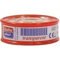 Gotha Flex Heftpfl transp. 1.25cmx10, 1 Stück, Gothaplast GmbH