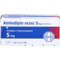 Amlodipin HEXAL 5mg Tabletten, 50 st, HEXAL AG