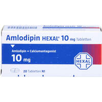 Amlodipin HEXAL 10mg Tabletten, 20 st, HEXAL AG