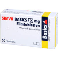 SIMVA BASICS 30mg Filmtabletten, 30 Stk., Basics GmbH