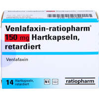 Venlafaxin-ratiopharm 150 mg Hartkaps. retardiert, 14 Stk., ratiopharm GmbH
