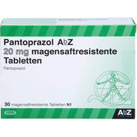 Pantoprazol AbZ 20mg magensaftresistente Tabletten, 30 st, Abz Pharma GmbH