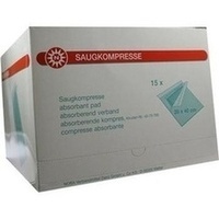 SAUGKOMPRESSEN 20x40 cm steril, 15x1 st, Nobamed Paul Danz AG
