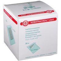 NOBATRACHEAL 8X10CM STERILE TRACHEOKOMPRESSEN, 50 st, Nobamed Paul Danz AG