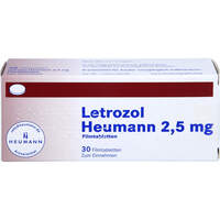 Letrozol Heumann 2.5 mg Filmtabletten, 30 Stk., Heumann Pharma GmbH & Co. Generica KG