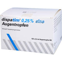 DISPATIM 0.25% SINE, 120x0.4 ml, Omnivision GmbH