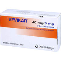 Sevikar 40 mg/5 mg Filmtabletten, 98 st, Daiichi Sankyo Deutschland GmbH