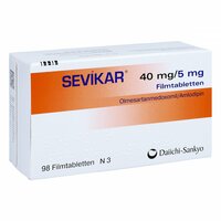 Sevikar 40 mg/5 mg Filmtabletten, 98 st, Daiichi Sankyo Deutschland GmbH